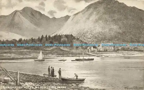 R566369 Ballachulish Hotel Loch Leven Ferry Warren Williams Macintyres Serie