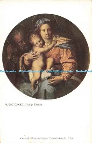 R564829 G Cotignola Heilige Familie Furstlich Liechtensteinsche Gemalde Galerie