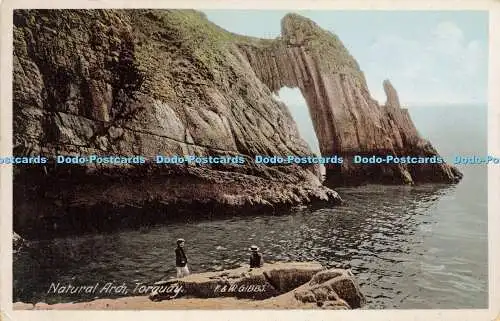 R566400 Natural Arch Torquay F and W Gibbs T W G Series 1924