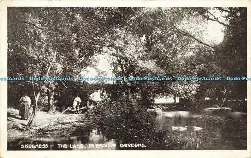 R566413 Skegness Lake Pleasure Gardens 1910