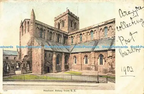 R566473 570 Hexham Abbey aus S E 1903