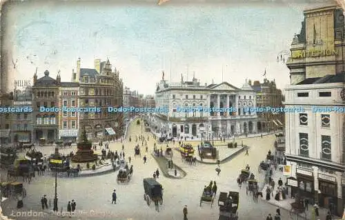 R566488 London Piccadilly Circus W J Hay Sequence Series No 10 1906