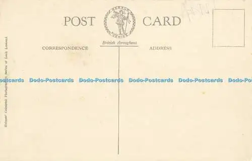 R564993 Luss Loch Lomond Homes farbige Fotogravurserie Loch Lomond Heral