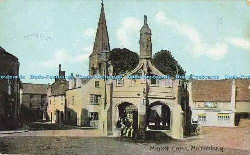 R564994 Market Cross Malmesbury Fine Art Post Cards Shureys Publications 1909