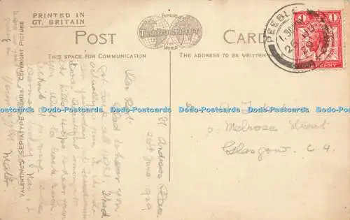 R565004 Neidpath Castle and River Tweed Peebles 3884 Valentines Sepiatype Series