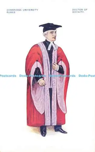 R566598 Cambridge University Robes Doctor of Divinity G D O Daviss