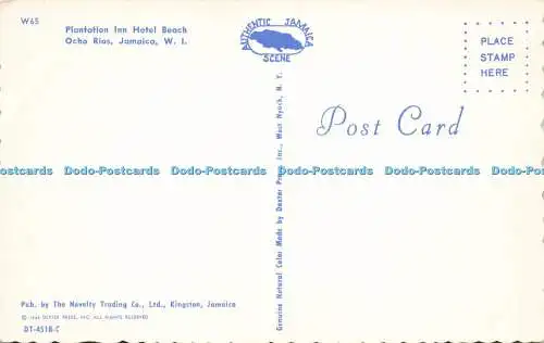 R565125 Plantation Inn Hotel Beach Ocho Rios Jamaica W I Novelty Trading Dexter
