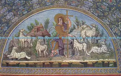 R568602 Ravenna Il buon Pastore Mosaico nel Mausoleo di Galla Placidia V Secolo