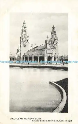R565210 Palace of Womens Work Franco British Exhibition London 1908 Valentines S