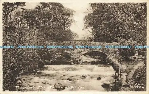 R566808 Talybont Mer River and Bridge F U S TVD 11 Friths Serie