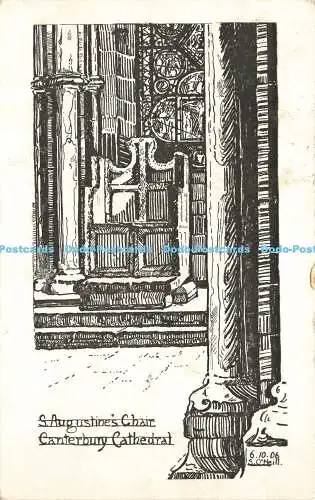 R565295 St Augustines Chair Canterbury Cathedral 6 10 06 S O Neill 1911