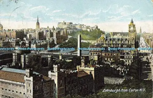 R568727 Edinburgh aus Calton Hill Brown und Rawcliffe 1904