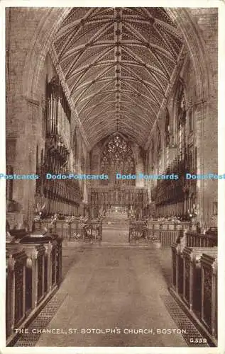 R565320 Chancel St Botolphs Church Boston G 559 Photo Brown Valentines