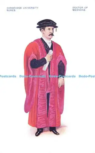 R565375 Cambridge University Robes Doctor of Medicine G D O Daviss Oxford