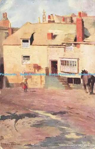 R565381 Down Along St Ives Picturesque Cornwall Tuck Oilette 6249 1921