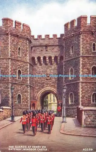 R565387 Wachen am Henry VIII Gateway Windsor Castle A2239 Kunstfarbe B F C Parr