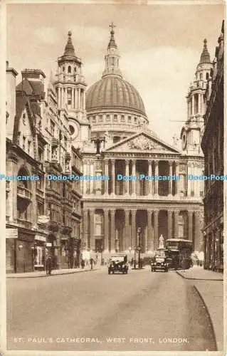 R565417 St Pauls Cathedral West Front London W Strakers Exclusive Series