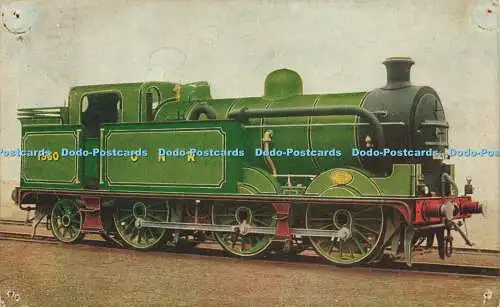 R568833 G N R Six Wheels Coupled Passenger Tank Engine No 1560 Photochrom