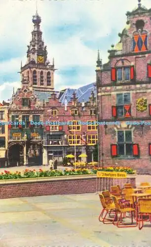 R565435 Nijmegen Grote Markt met Waaggebouw en St Stevenstoren Uitgave van der Z