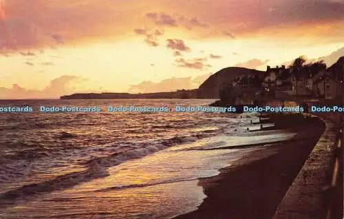 R567016 Sonnenuntergang über der Bucht Sidmouth PT1424