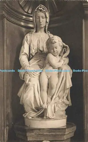 R565460 Brügge Eglise Notre Dame La Vierge et lEnfant par Michel Ange 1506 Ern T