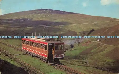 R568916 Manx Electric Railway I O M Climbing Snaefell Mountain Salmon 1971