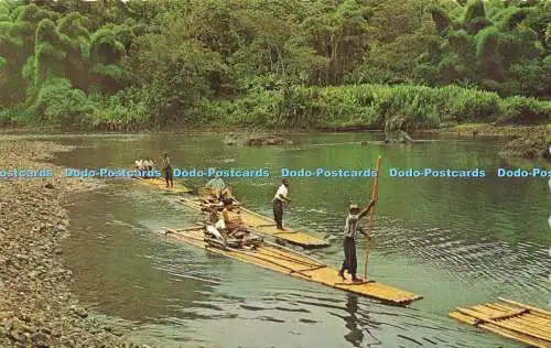 R567084 Rafting auf Rio Grande Port Antonio Jamaica W I Novelty Trading 1965 Dext