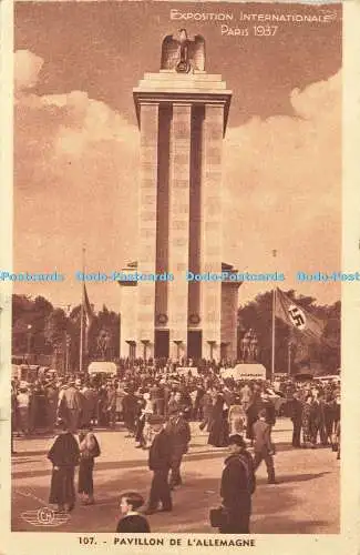 R565552 107 Pavillon de lAllemagne Exposition Internationale Paris 1937 M Speer