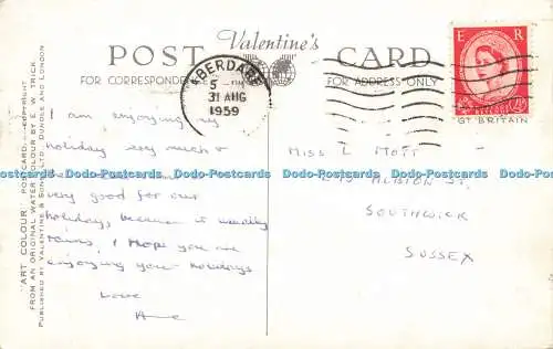 R567184 Schlösser Common Porthcawl A2337 Art Colour E W Trick Valentines 1959