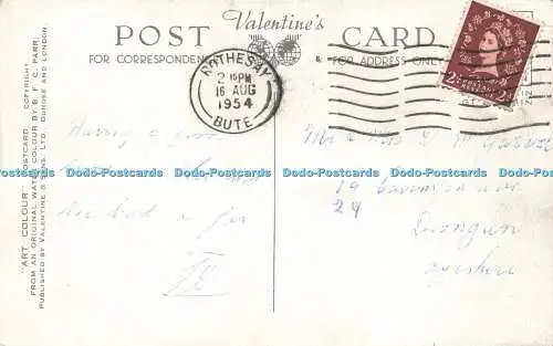 R567192 Rothesay aus Skeochholz A 1588 Kunstfarbe B F C Parr Valentines 1954