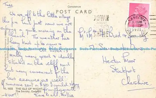 R567244 K 1033 Isle of Wight Smithy Godshill D Constance Limited Vita Nova 1971