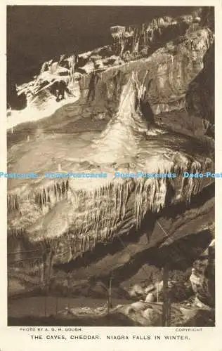 R5676 A G H Gough Caves Cheddar Niagra Falls im Winter