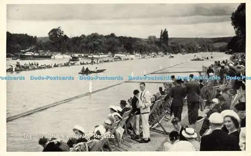 R569102 The straight mile Henley Regatta T V A P Oxford Series XXI 1056