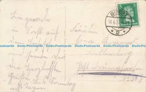 R569115 Soest i W Großer Teich und Wiesenkirche H Dulberg 1927