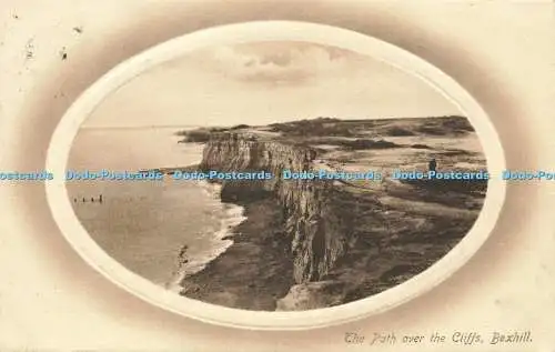 R569137 Path over Cliffs Bexhill J Welch 1912