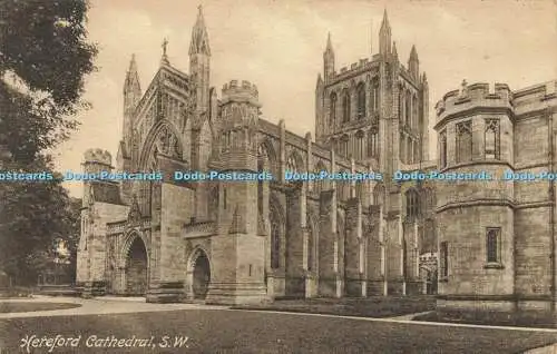 R567364 Hereford Cathedral S W Friths Series No 62499 1911