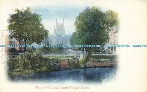 R567377 Abbey Church from River Bath Wyndham Series 5877 1904