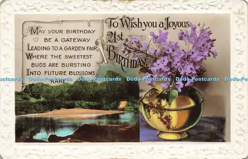 R567387 To Wish you a Joyous 21st Birthday May your Birthday be a gateway RP