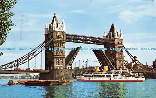 R569222 Tower Bridge London Natural Colour Series Fotografische Grußkarte 196