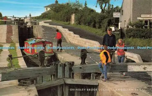 R569223 Grindley Brook Locks Llangollen Canal Salmon