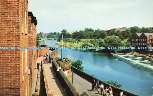 R567405 River Dee from Walls Chester Dennis 1965 C T 1223