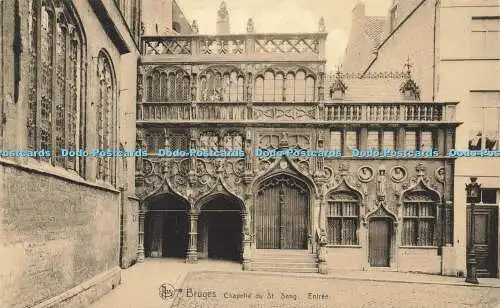 R567431 Nels Bruges Chapelle du St Sang Entree Ern Thill Bruxelles