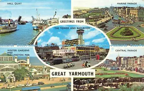 R569276 Greetings from Great Yarmouth Webster R111 1968 Multi View