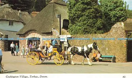 R570921 Cockington Village Torbay Devon A2 Europa Karten Devonshire Postkarte