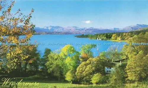 R570927 Windermere Old Lakeland Dialekt Souvenir Postkarte Adelaide Hill 1984 Noo