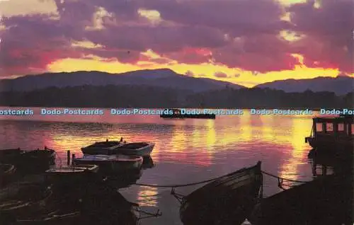 R569288 Sonnenuntergang über Windermere von Waterhead Colourmaster International Precisi