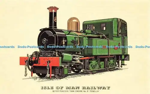 R570934 Isle of Man Railway Beyer Peacock Tank Engine No 8 Fenella Nostalgia Min