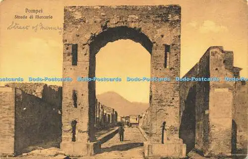 R567459 Pompei Strada di Mercurio R Zedda Napoli