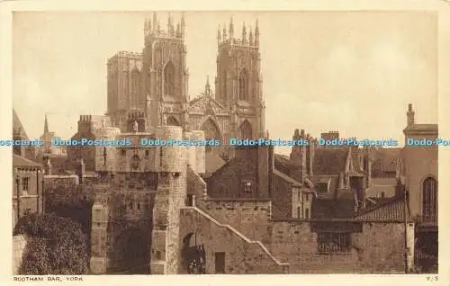 R567462 Bootham Bar York Y 5 Fotogravur Reproduktion