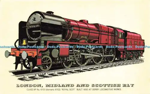 R570939 London Midland and Scottish Rly Class 6P No 6100 Royal Scot 1930 Derby L